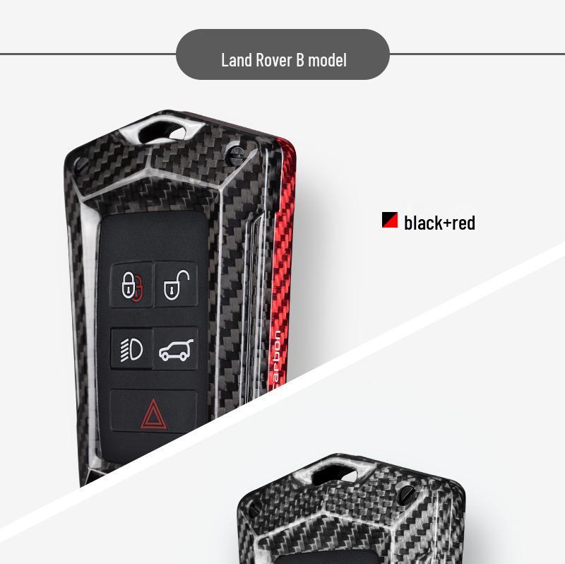 T-carbon Real Carbon Fiber Key Case for Land Rover Range Rover Evoque