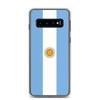 Coque Téléphone - Samsung - Galaxy S10 - Drapeau Argentin - Souple - Multicolore