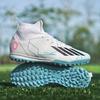 Новые футбольные бутсы мужские и женские взрослые с высоким верхом длинные шипы AG молодежные сломанные шипы TF профессиональные футбольные игровые тренировочные бутсы