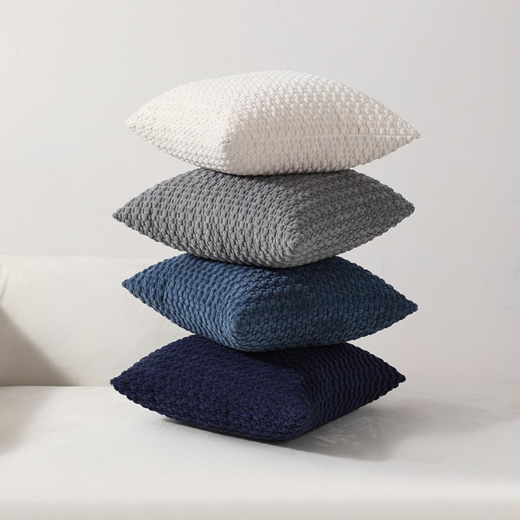 30-60см Плюшевая Полосатая Наволочка с Фитилем, Богемная Наволочка для Домашнего Декора для Сельского Фермерского Дома, Чехол для Спинки для Домашнего Декора