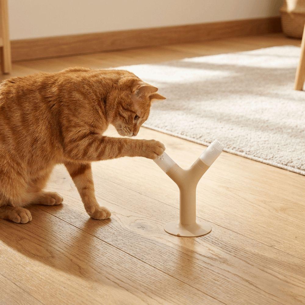 Self-Groomer Pet Massage Brush Removable Cat Cleaning Stick Durable Pet Hair Removal Comb Cat Toy