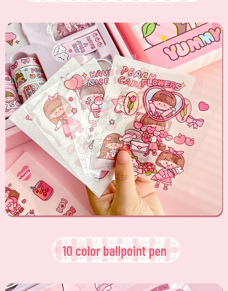 Милый набор блокнотов для девочек 2025 года: Новый подарочный набор для справочника с подарочной коробкой