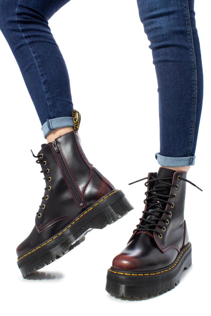 Ботинки Dr Martens Вишнево-красные Jadon