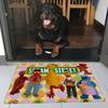 Sesame Street Cartoon Printed Floor Mat INS Style Soft Bedroom Floor House Laundry Room Mat Anti-skid Household Carpets