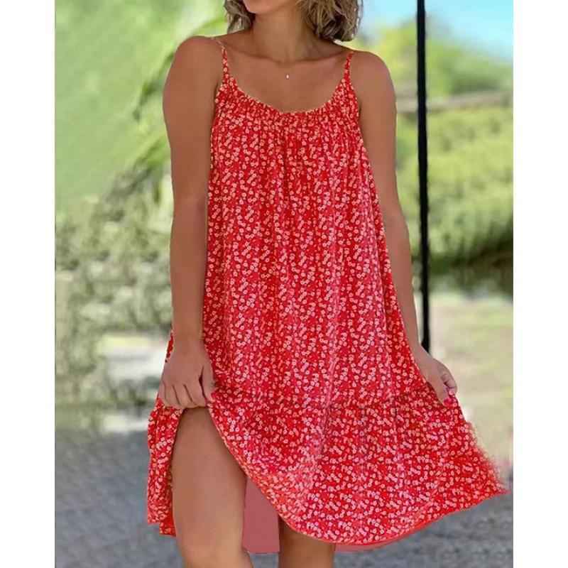 Платья Swing Floral Halter Plus Size S-5xl