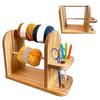 Yousheng Double Layer Yarn Holder Dispenser High Stability Easy To Assemble Handmade Wood Yarn Dispenser Yarn Ball Holder
