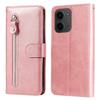 Для Xiaomi Redmi 15C 4G (Глобальный) (171 мм)/Poco C85 4G (171 мм) Чехлы из ПУ кожи с карманом на молнии, кошелек, чехол для телефона, подставка