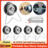 Portable Gas Stove Adapter Aluminum Alloy Camping Gas Converter Lightweight Gas Tank Adapter Compact for Outdoor Cooking