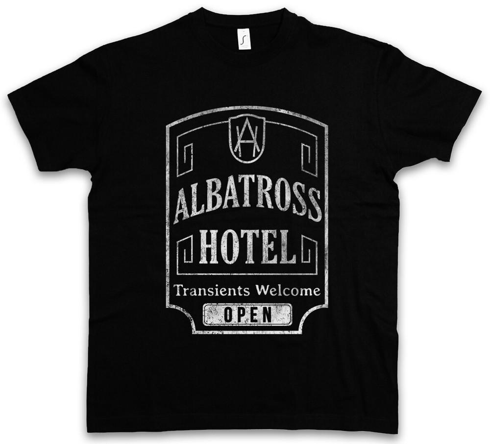 ALBATROSS HOTEL T-SHIRT Boardwalk Nucky Thompson Empire City Sign Logo Motel
