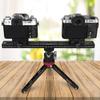 Haoge HQR-350 350mm Multi-Purpose Dual Dovetail Long Quick-Release Extender Rail Sliding Plate for Camera Tripods with Ball Head Clamp (Compatible wit