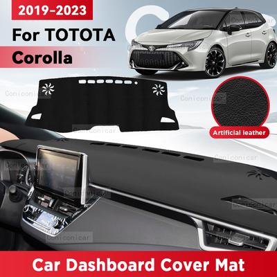 Для TOYOTA Corolla 2019-2023 Коврик на приборную панель автомобиля Защита от солнца Накладка от бликов Коврик для приборов Аксессуары для защиты
