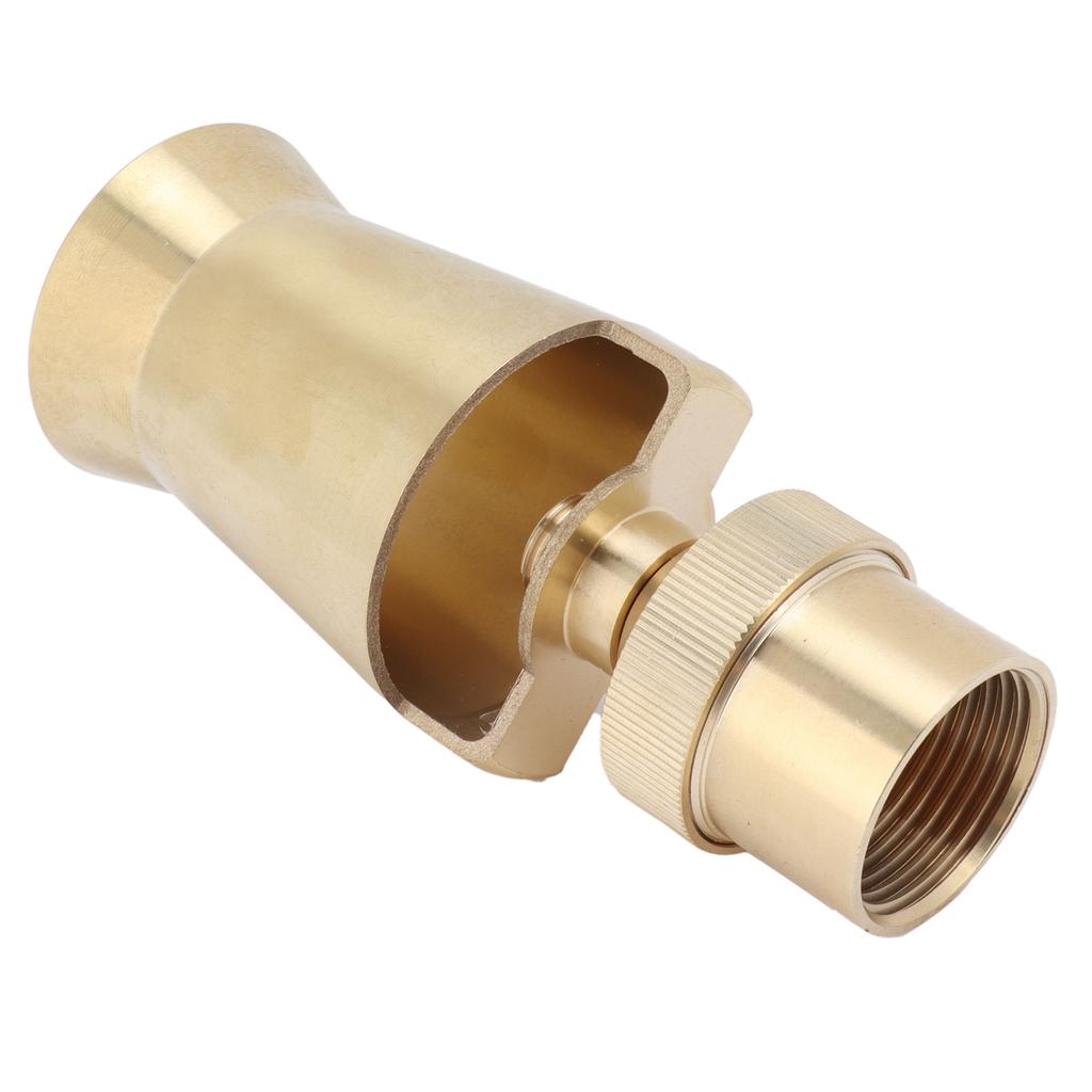 Латунная ледяная башня, кедровая насадка для фонтана, распылительная головка, регулируемый разбрызгиватель для пруда, внутренняя резьба G1