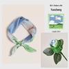 Elegant Mulberry Silk Scarf Flower Gift