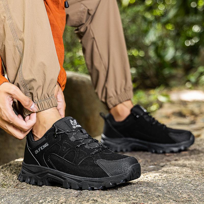БОЛЬШОЙ РАЗМЕР Мужские Женские Кроссовки для Приключений Прочные Сцепление Нескользящая Обувь На шнуровке Комфорт Идеальны для Уличных Походов Ботинки Мужская Обувь37-49