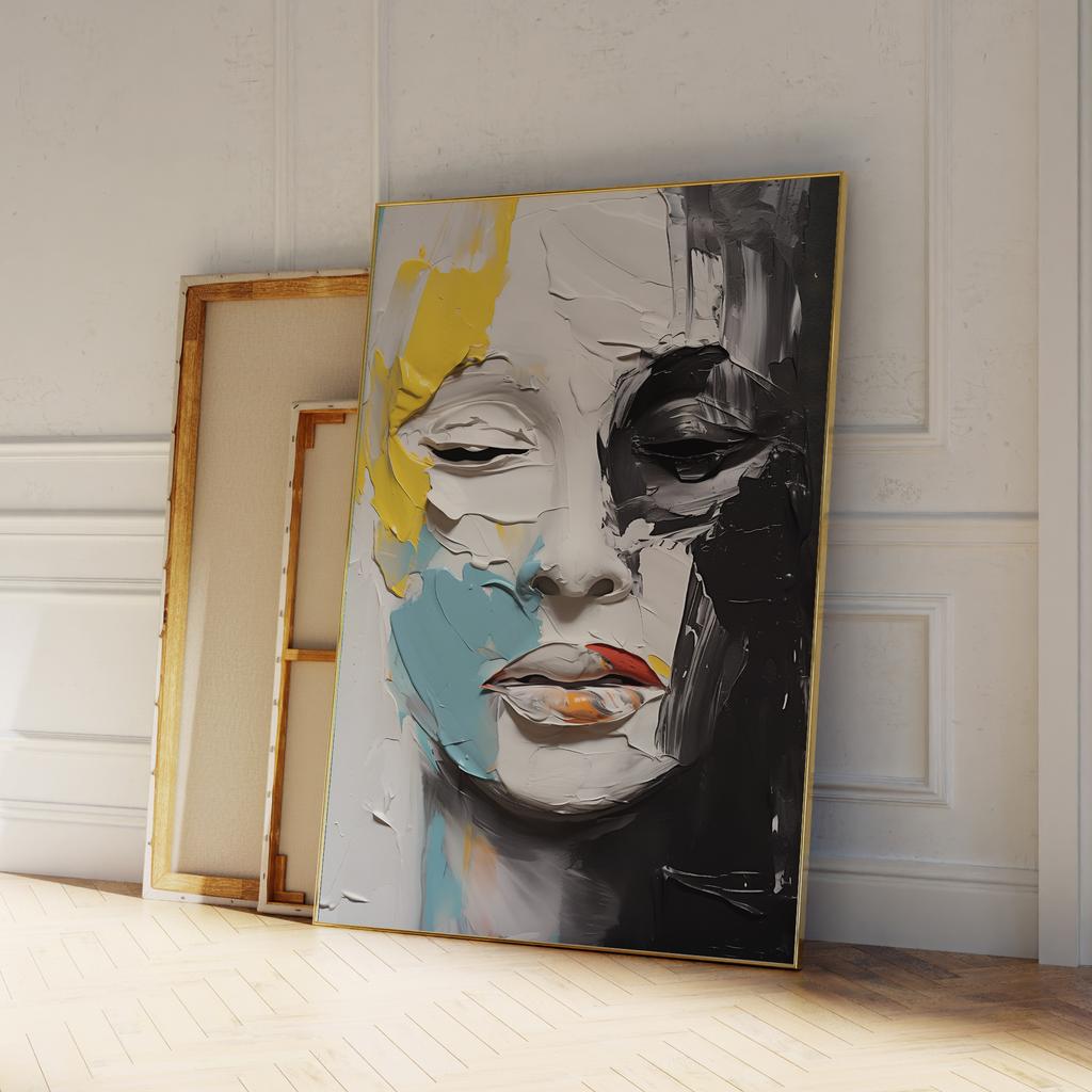 Modern Abstract Hidden Emotions Color Painting Art Print Poster Canvas Picture For Living Room Bedroom Wall Art Home Decor
