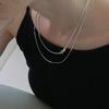 EIGHTMORE Silver925 Line Layerd Necklace