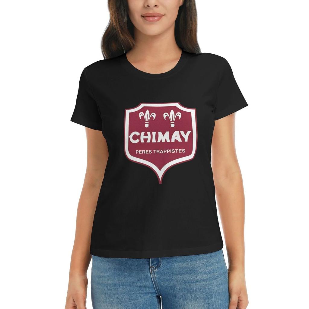 Women TShirt Chimay Summer Short Sleeve Tees Round Neck Cotton T Shirts Clothes Tops Streetwear