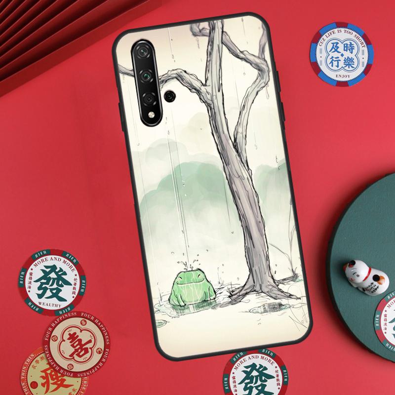 Милая мультяшная лягушка для Huawei Nova Y60 Y70 Y90 Y72 Y73 Y61 Y91 7i 8i 11i 12i 12s 9 10 SE P20 P30 P40 Lite Чехол