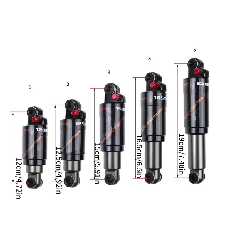 Road Bike Rear Shock Air Pressure Shock Absorbers Mountain Bike Rear Shock Folding Bike Shock Absorbers Enduring