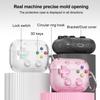 Для AirPods 4 XDcase Прозрачный чехол для наушников в дизайне ретро игровой консоли с держателем и кнопкой снятия стресса