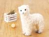 Hamanaka Wool Sachiko Susa Needle Felted Kit, Design, Animals, Alpaca, H441-610