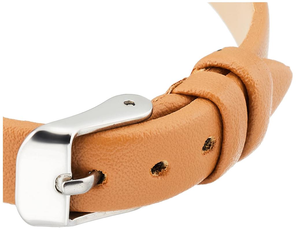 Analog Lovely Silver Leather Strap Brown [Fieldwork] GY044-5 Women's