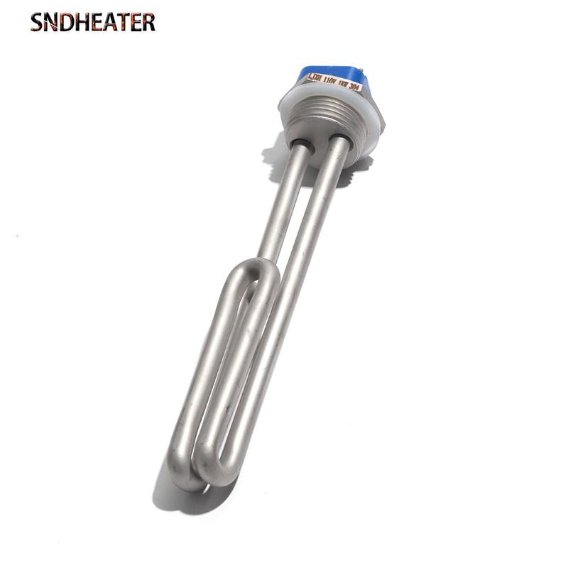 SNDHEATER DN25 G1 Резьба BSP Нагревательный элемент для водонагревателя 120В 240В Нержавеющая сталь Погружной Солнечный нагревательный элемент 1000Вт 2000Вт 2500Вт