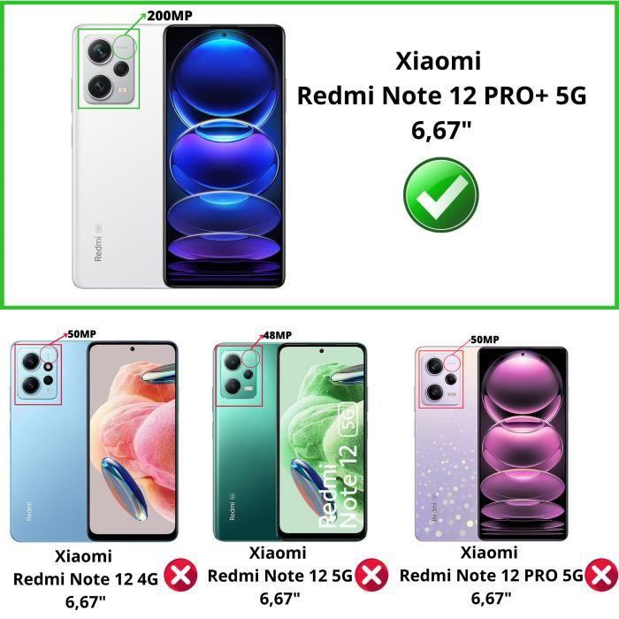 Case for Xiaomi Redmi Note 12 PRO PLUS 5G - Redmi Note 12 PRO+ 5G - Shockproof Protection TPU Soft Transparent Phonillico®