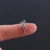 Серьга-гвоздик для хряща уха (козелок) Helix Gecko с винтовым замком Модные Аксессуары Пирсинг Украшения