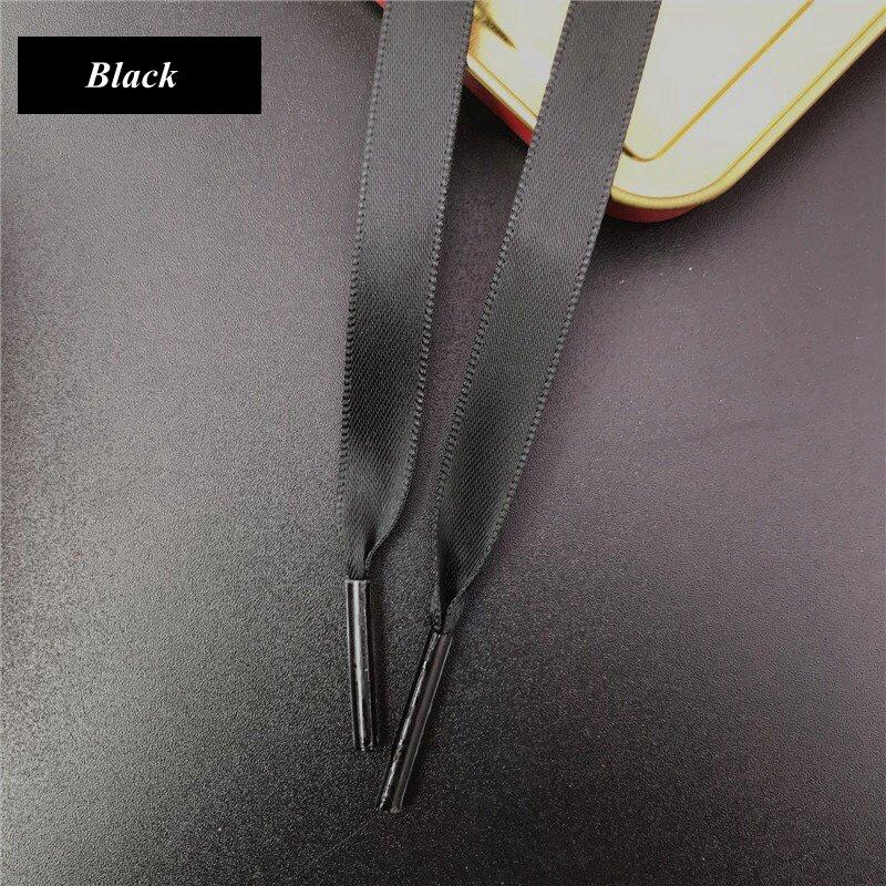 Silk Shoe Laces Satin Ribbon Flat Shoelaces Women Sneakers Shoelace Boots Laces for Shoes Length 80CM 100CM 120CM 150CM