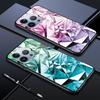 Tempered Glass Phone Case For Huawei P30Lite Honor 90Lite 9X X6A X9B Infinix Hot40 Note30 Tecno Spark20 Moto G15 G22 Soft Edge Shockproof Smooth Shell