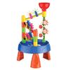 Sand and Water Play Table Sandpit Table for Kids Children"s Play Table Beach Toy Set for Indoor and