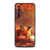 Милый Рыжий Лис Мягкий ТПУ Для Realme 12 11 10 9 Pro Plus GT2 GT3 GT5 7 8 Pro C21 C25 C35 Pro 5G Ударопрочный Чехол для Телефона Fundas Capas
