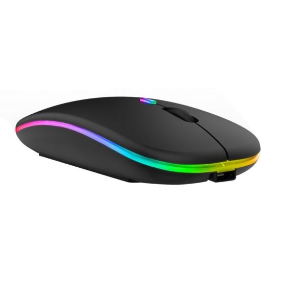 2.4G Wireless Bluetooth-compatible LED Mice USB Ergonomic Gaming Mouse for Laptop Computer