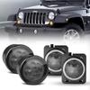 2007+ Wrangler JK Дымчато-черная решетка радиатора, указатель поворота и комбинированный фонарь подсветки колесной арки