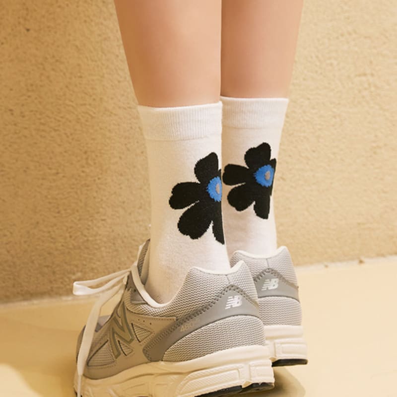 biarritz socks [2SET] Taco Backflower Socks 2 colors