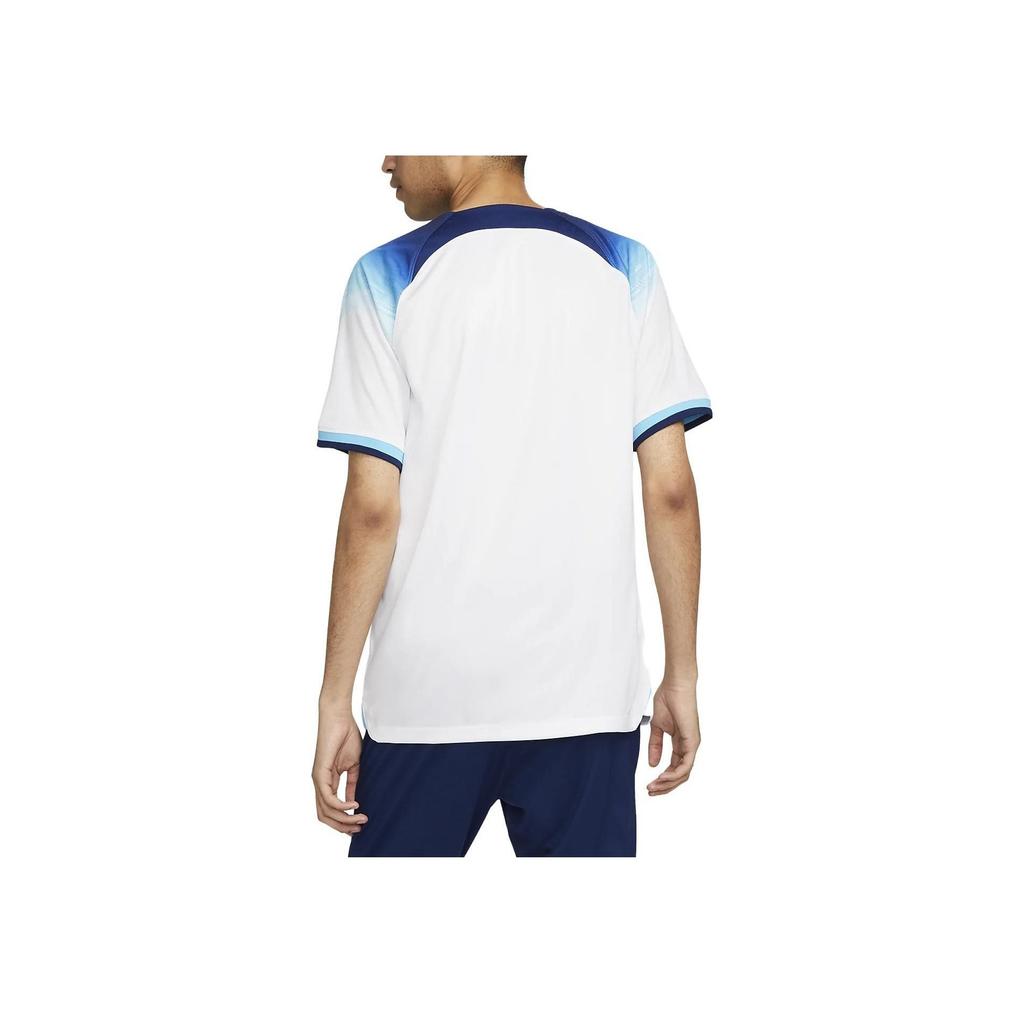 Nike Домашняя майка стадиона Англии 2022/23, белая/синяя Fury/Blue Void, мужская уличная одежда DN0687-100