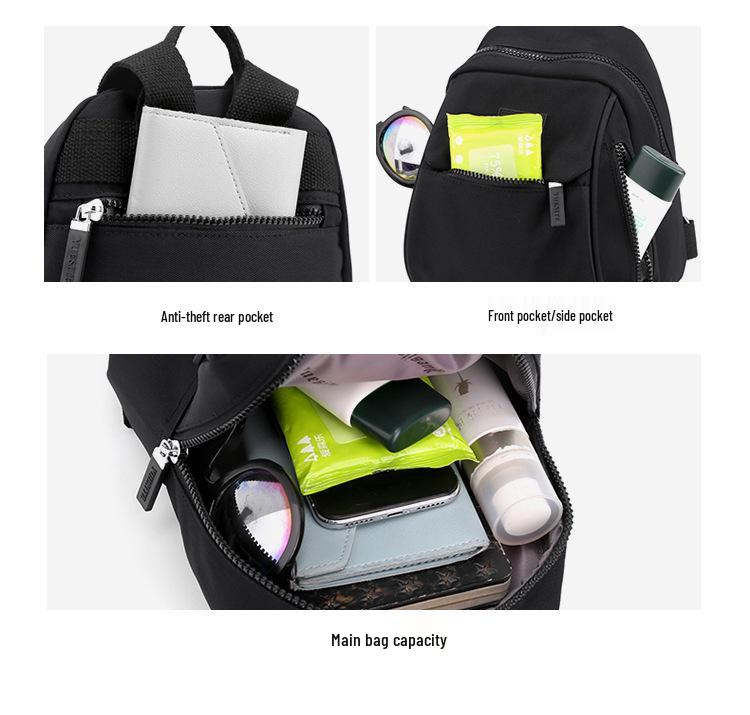 Женский мини нейлоновый повседневный рюкзак - Модная школьная и дорожная сумка