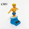 Car Dashboard Solar Toy Surfer Boy Nodding Toy, Cartoon Bobblehead for Anti-slip Decoration Dashboard, Auto Swing Shaking Figure Office Desk Accessory