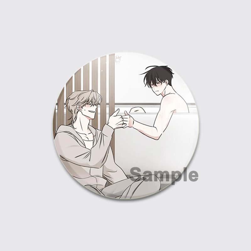 32/44/58mm BL Anime Low Tide In Twilight Badge Cartoon Brooches On Backpack Clothes Handmade Round Enamel Pins for Jewelry Gift Accessory
