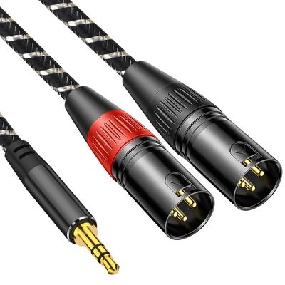 К микрофонному кабелю 3M Muchfox 2xlr - 2XLR, переходной кабель TRS - XLR, переходной кабель стерео - XLR, переходной кабель 3,5 мм xlr×2, переходник 3,5 мм, 3,5 мм