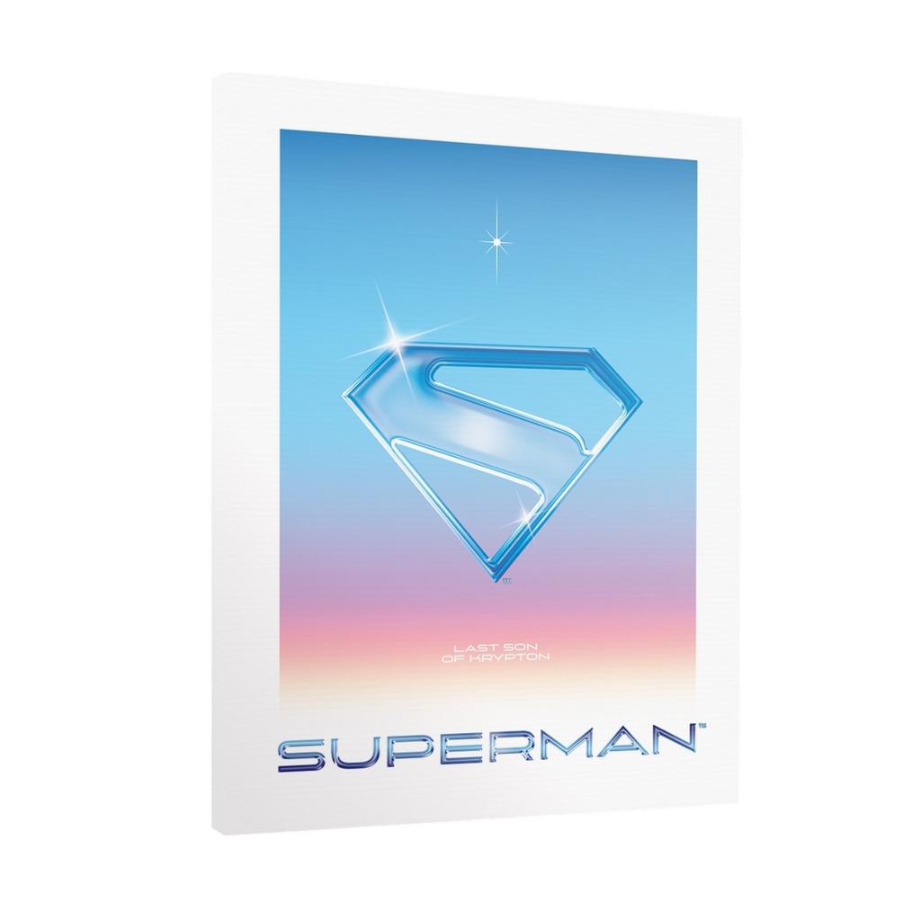 Superman 2025 Logo Canvas Print