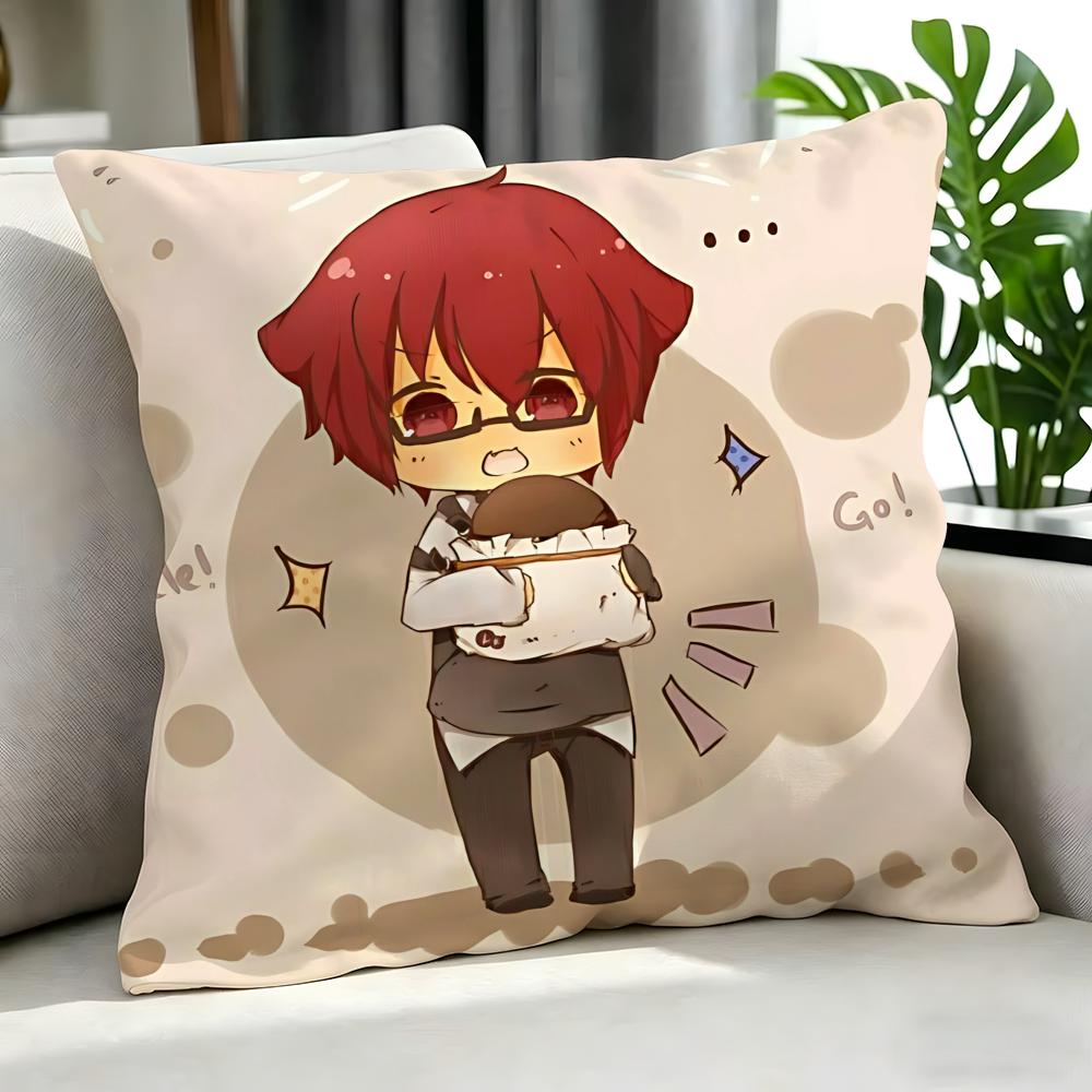 Anime CCuticle Tantei Inaba Cushion Cover Cushion Cover Set Pcs x x x Pillowcase Decorative Sofa Home Decor