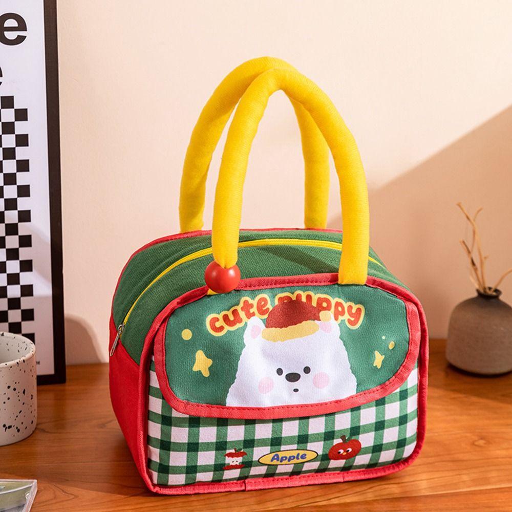 Thickened Lunch Bag Large Capacity Insulated Bag Cute Lunch Box Food Storage