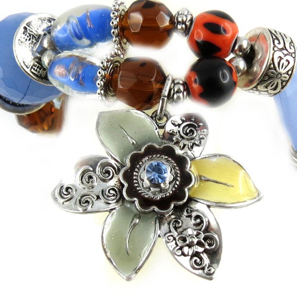 Les Trésors De Lily [E0458] — Дизайнерский браслет Vahiné, синий