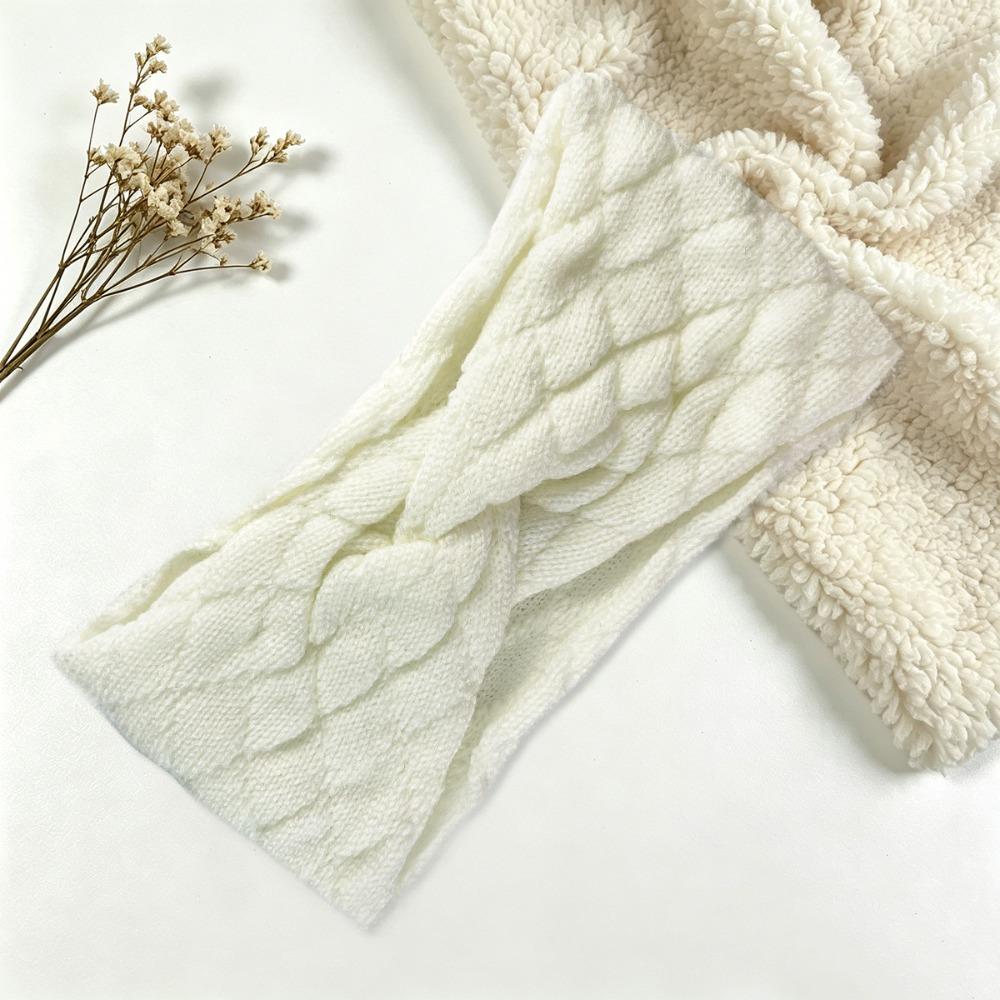 Twisted Front Ear Warmer Headband Cable Knit Turban Headband New Knitted Headband Winter Outfits