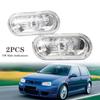 2Pcs For VW Golf MK4 97-03 Crystal Clear Side Indicators Repeaters Set With Bulb