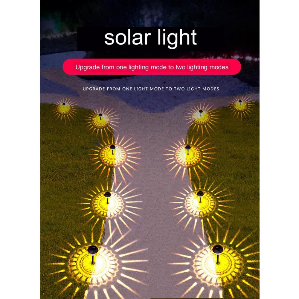 Солнечный свет и тень, газонная лампа, уличный водонепроницаемый двор, сад, вилла, украшение для балкона, атмосферный макет, подключаемый торшер