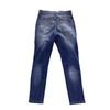 Men’s Ripped, Rugged-chic, Patched, Slim-fit, Stretchy, Straight-leg Jeans