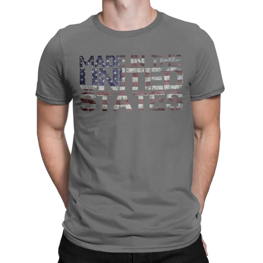 Unisexs Wounisexs America United States Us Flag Shirt Pure Cotton Graphic Printing Tshirt Clothing Outfits